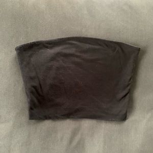 Full Tilt Black Strapless Top